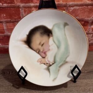 Vintage BESSE PEASE GUTMAN Bundles of Joy Plate - A Little Bit Of Heaven 1987